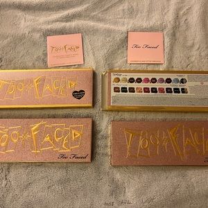 Too faced then and now pallet limited edition, New Sold separately